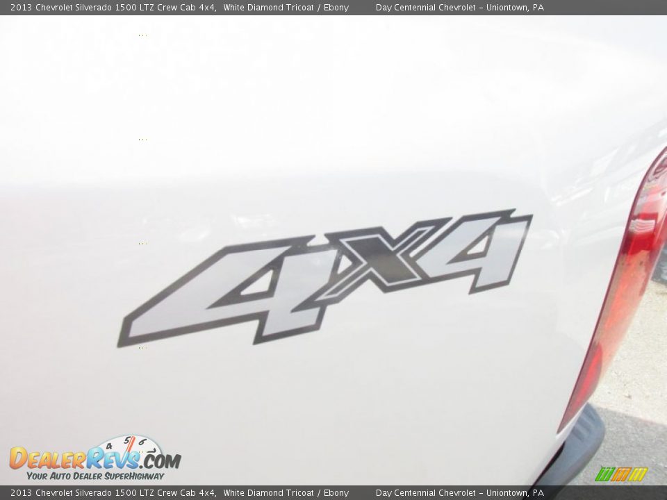 2013 Chevrolet Silverado 1500 LTZ Crew Cab 4x4 White Diamond Tricoat / Ebony Photo #4
