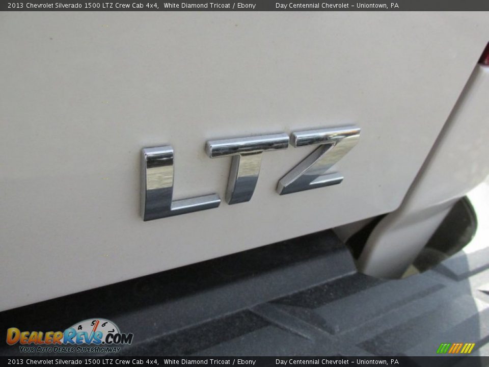 2013 Chevrolet Silverado 1500 LTZ Crew Cab 4x4 White Diamond Tricoat / Ebony Photo #7