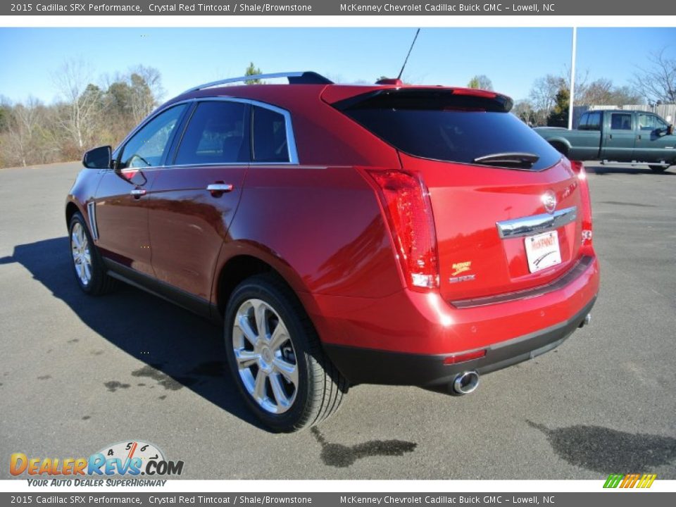 2015 Cadillac SRX Performance Crystal Red Tintcoat / Shale/Brownstone Photo #4