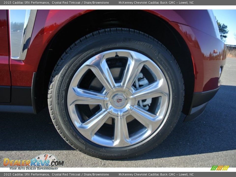 2015 Cadillac SRX Performance Crystal Red Tintcoat / Shale/Brownstone Photo #20
