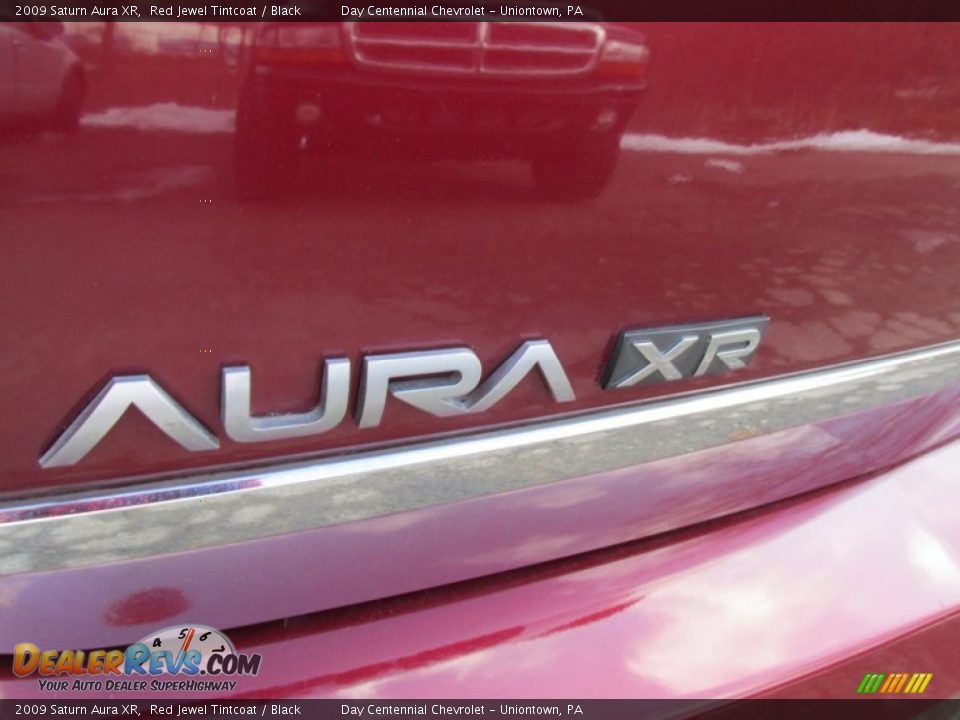 2009 Saturn Aura XR Red Jewel Tintcoat / Black Photo #16