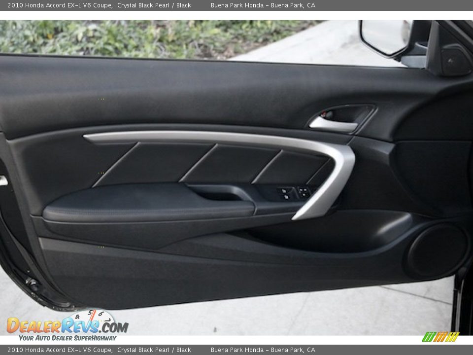 2010 Honda Accord EX-L V6 Coupe Crystal Black Pearl / Black Photo #20