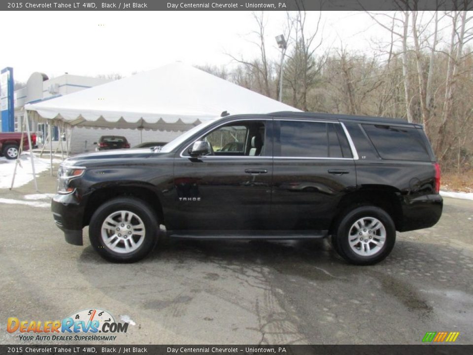 2015 Chevrolet Tahoe LT 4WD Black / Jet Black Photo #2