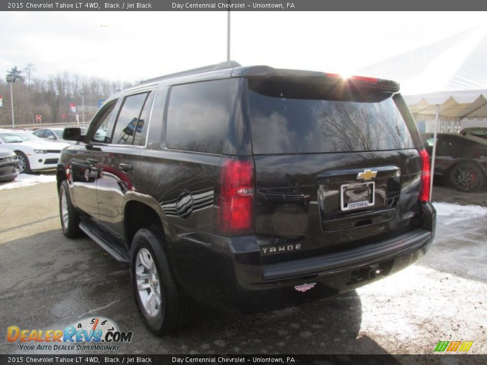 2015 Chevrolet Tahoe LT 4WD Black / Jet Black Photo #4