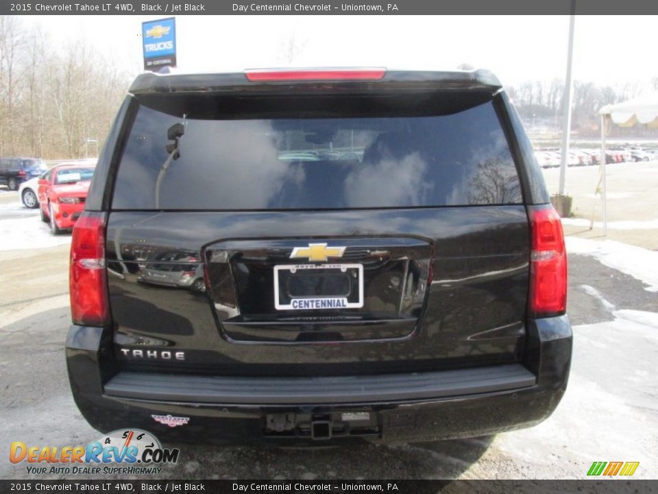 2015 Chevrolet Tahoe LT 4WD Black / Jet Black Photo #5