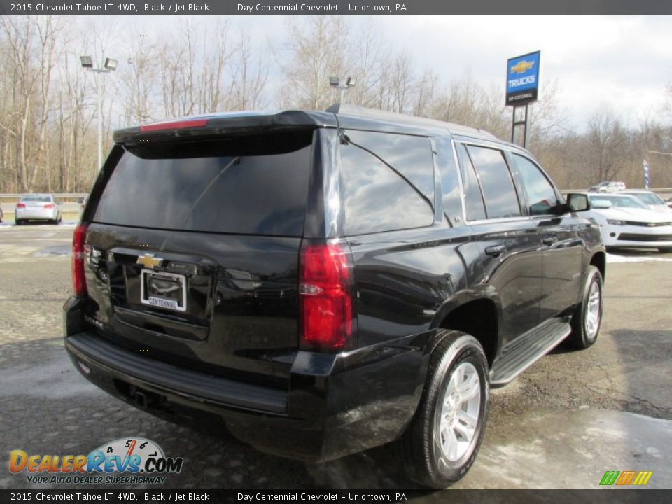 2015 Chevrolet Tahoe LT 4WD Black / Jet Black Photo #6