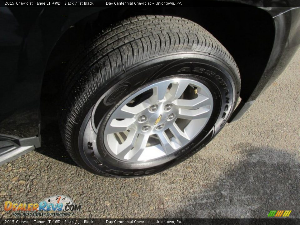 2015 Chevrolet Tahoe LT 4WD Black / Jet Black Photo #8