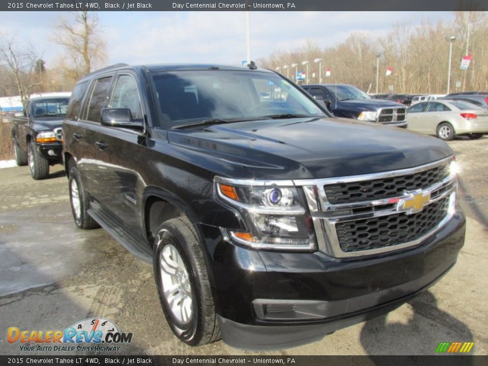 2015 Chevrolet Tahoe LT 4WD Black / Jet Black Photo #9