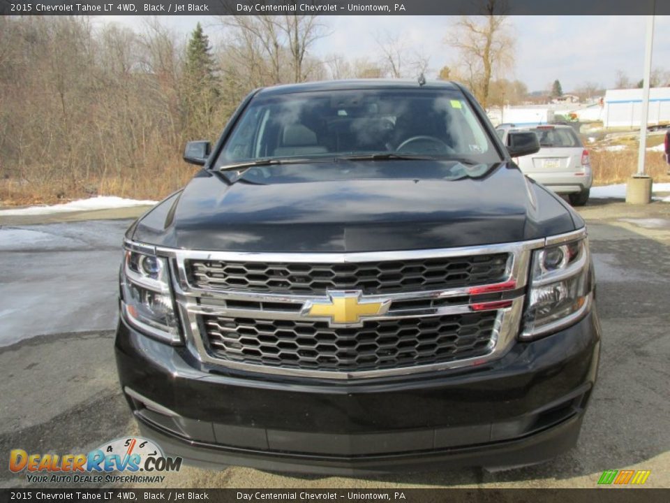 2015 Chevrolet Tahoe LT 4WD Black / Jet Black Photo #10