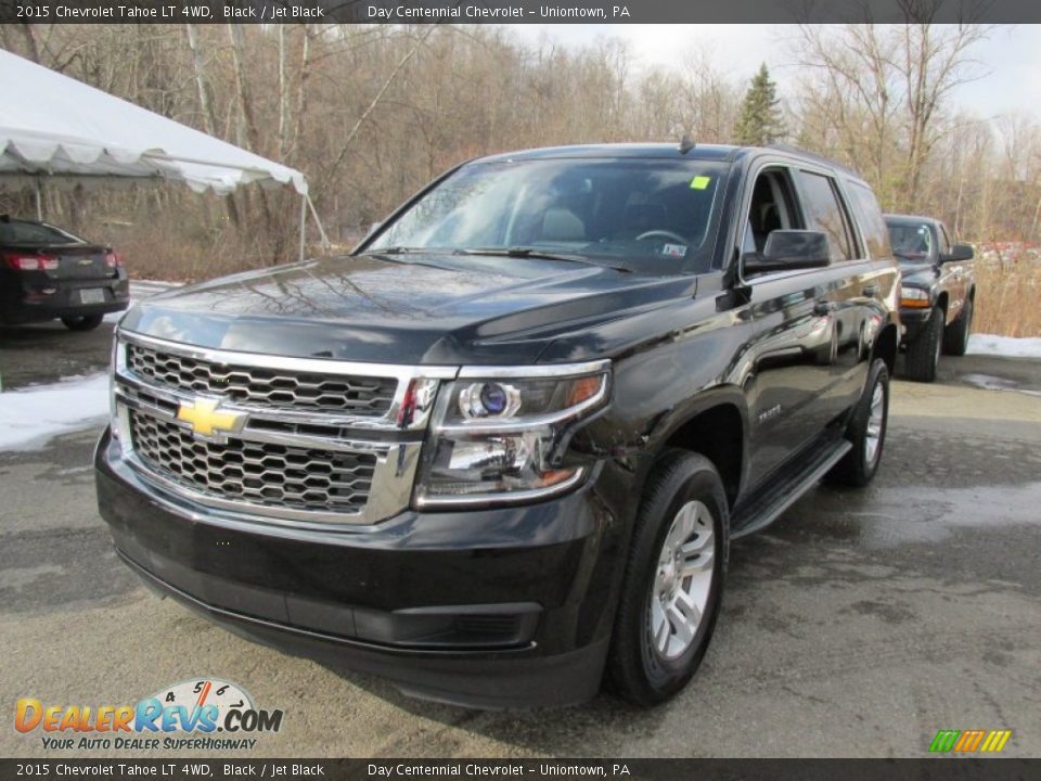 2015 Chevrolet Tahoe LT 4WD Black / Jet Black Photo #11