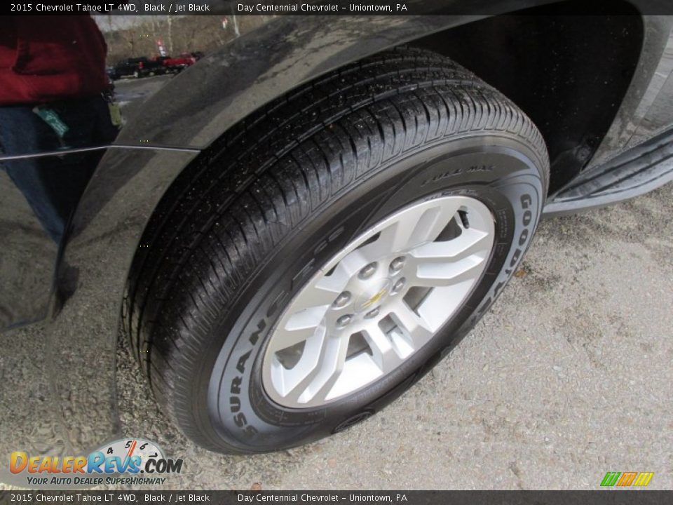 2015 Chevrolet Tahoe LT 4WD Black / Jet Black Photo #12