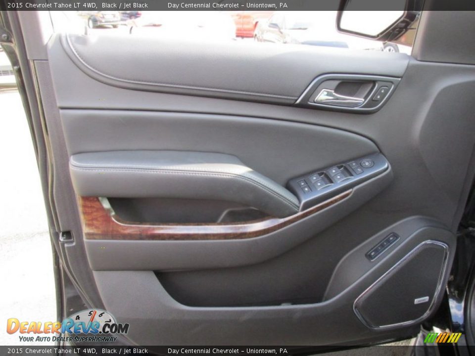 2015 Chevrolet Tahoe LT 4WD Black / Jet Black Photo #14