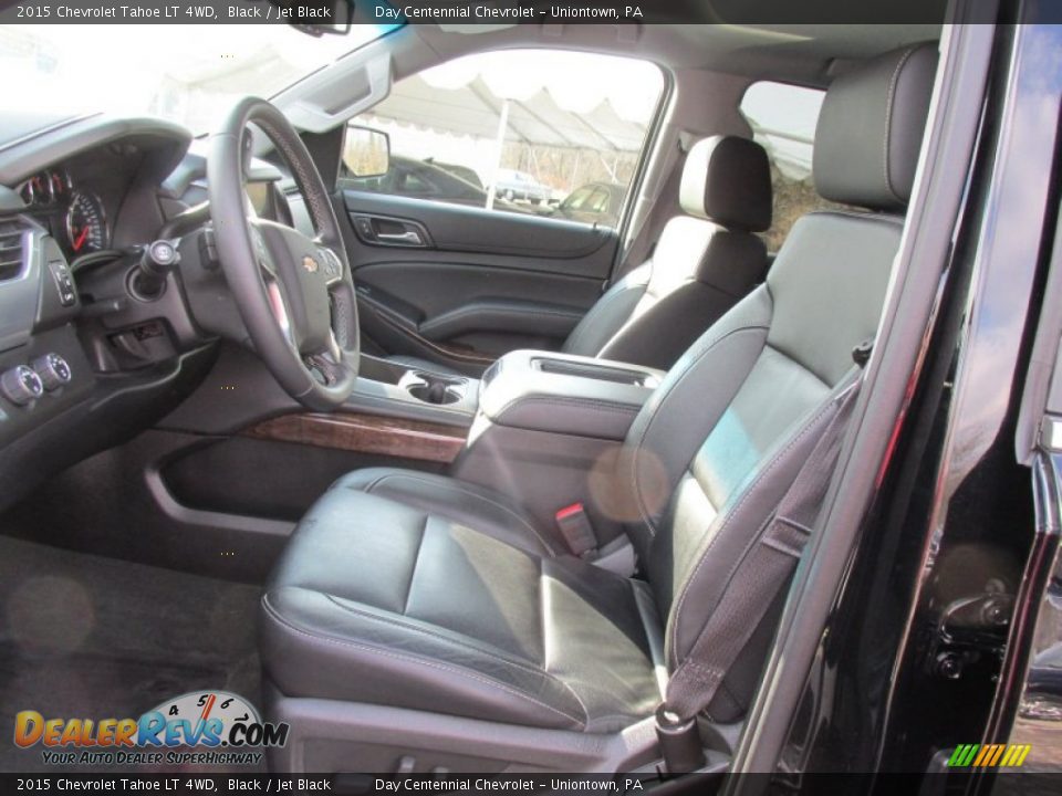 2015 Chevrolet Tahoe LT 4WD Black / Jet Black Photo #15