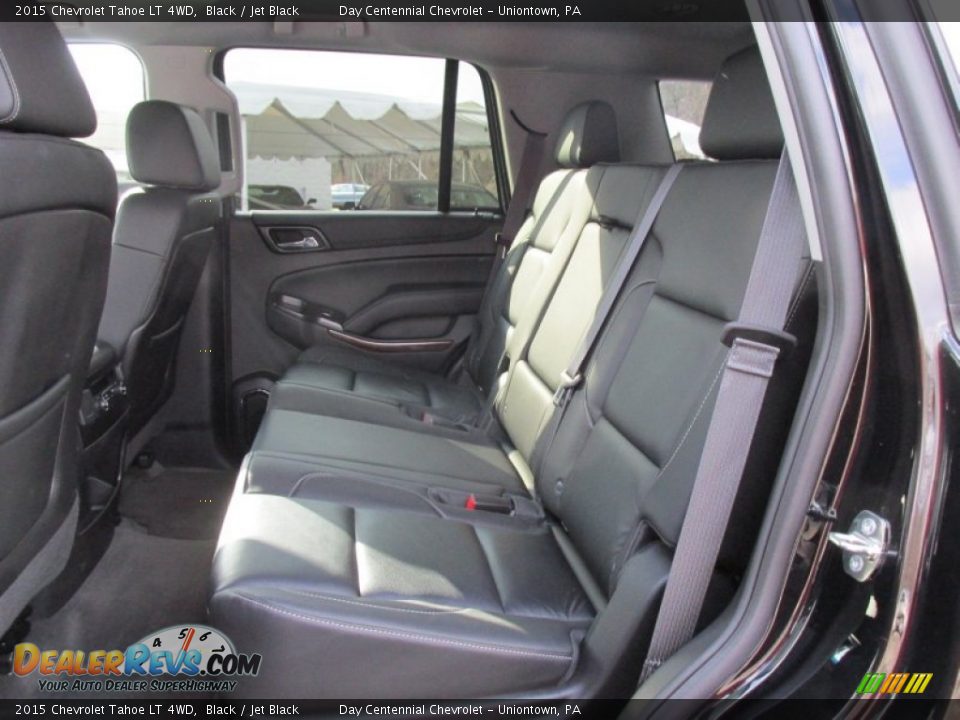 2015 Chevrolet Tahoe LT 4WD Black / Jet Black Photo #16