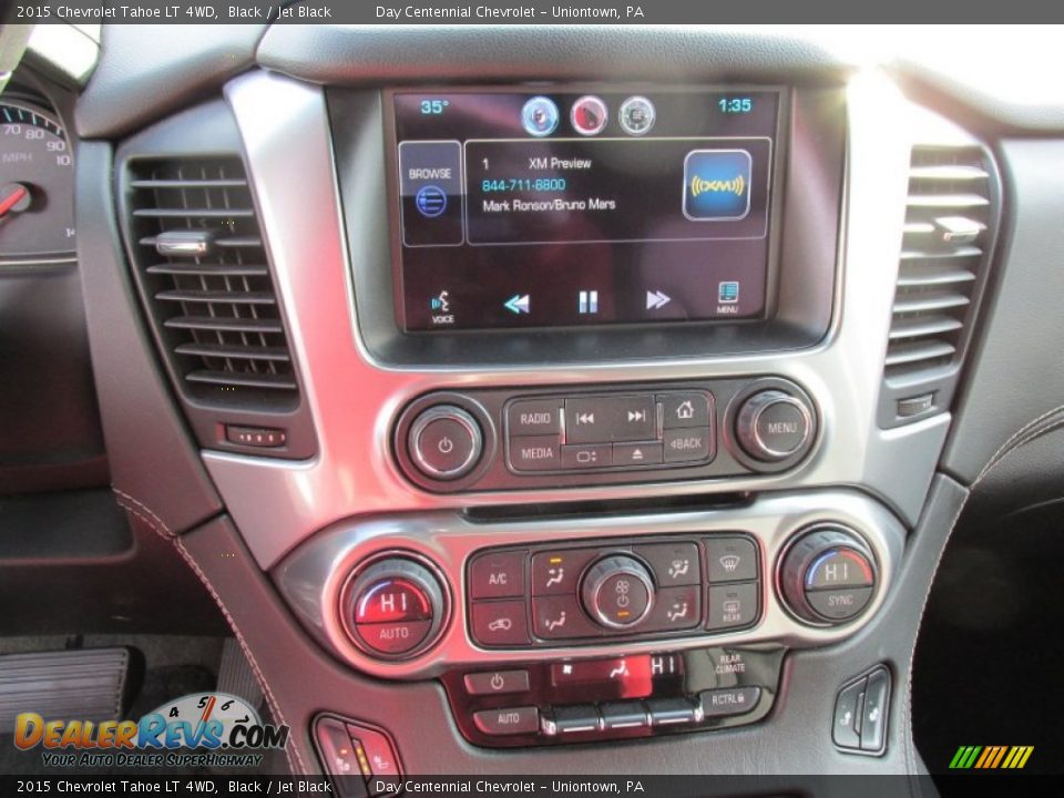 2015 Chevrolet Tahoe LT 4WD Black / Jet Black Photo #23