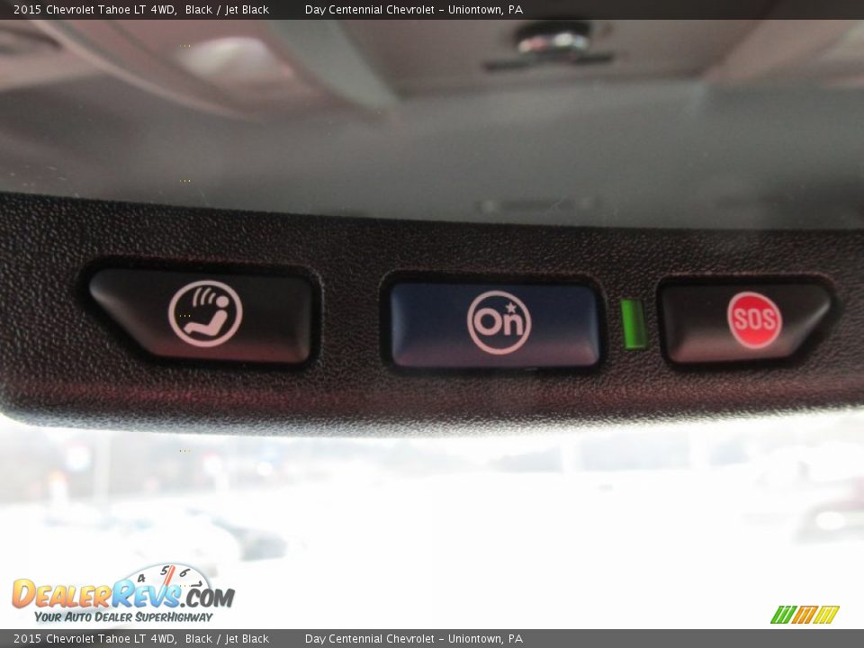 2015 Chevrolet Tahoe LT 4WD Black / Jet Black Photo #26