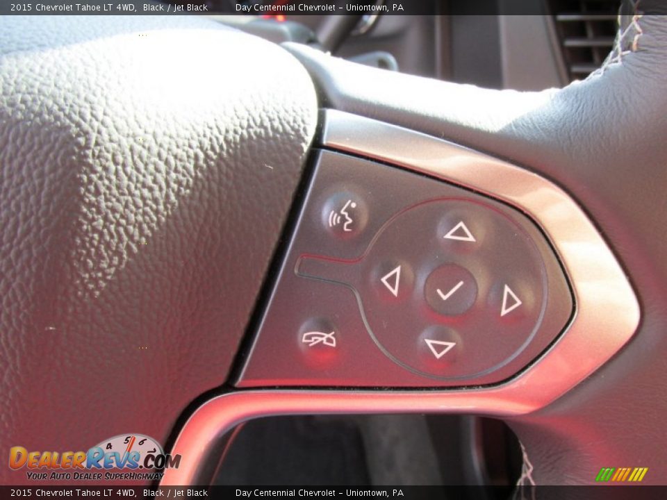 2015 Chevrolet Tahoe LT 4WD Black / Jet Black Photo #27