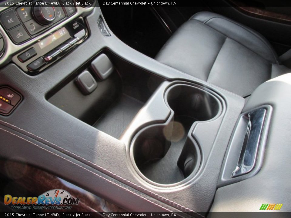 2015 Chevrolet Tahoe LT 4WD Black / Jet Black Photo #28