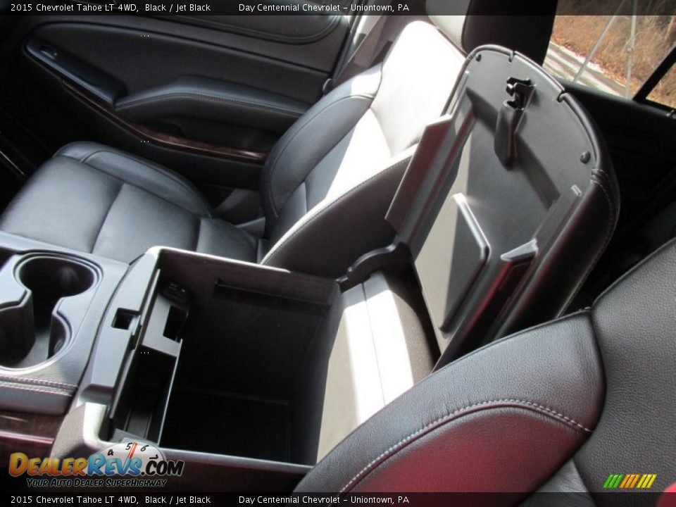 2015 Chevrolet Tahoe LT 4WD Black / Jet Black Photo #29