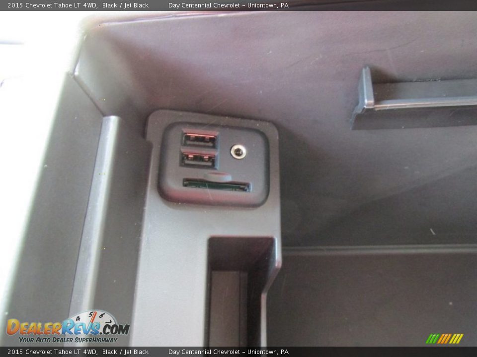 2015 Chevrolet Tahoe LT 4WD Black / Jet Black Photo #30