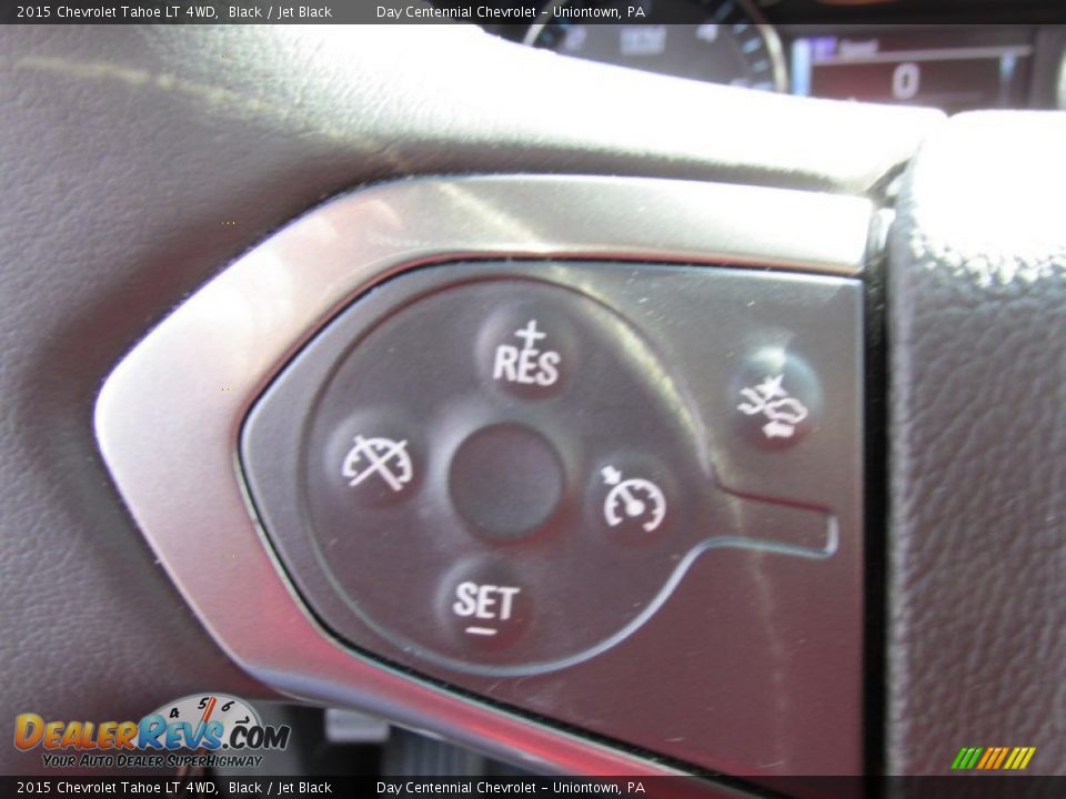 2015 Chevrolet Tahoe LT 4WD Black / Jet Black Photo #33