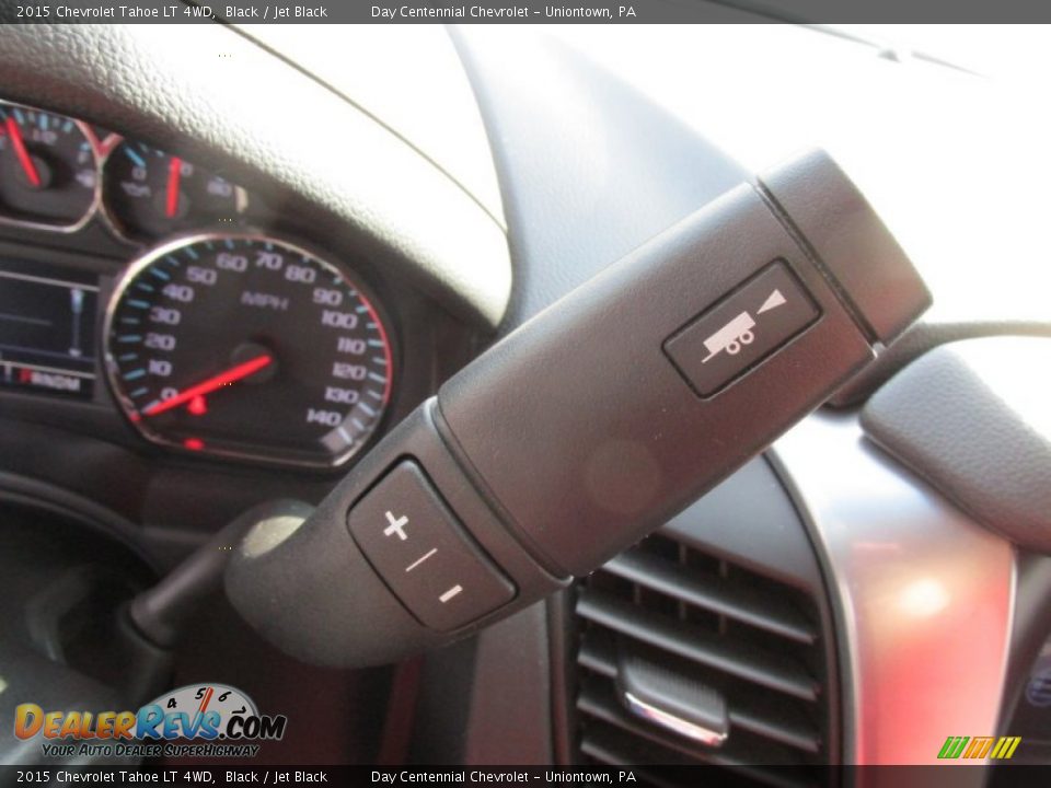 2015 Chevrolet Tahoe LT 4WD Black / Jet Black Photo #34