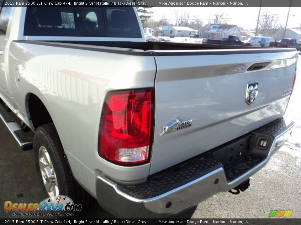 2015 Ram 2500 SLT Crew Cab 4x4 Bright Silver Metallic / Black/Diesel Gray Photo #3