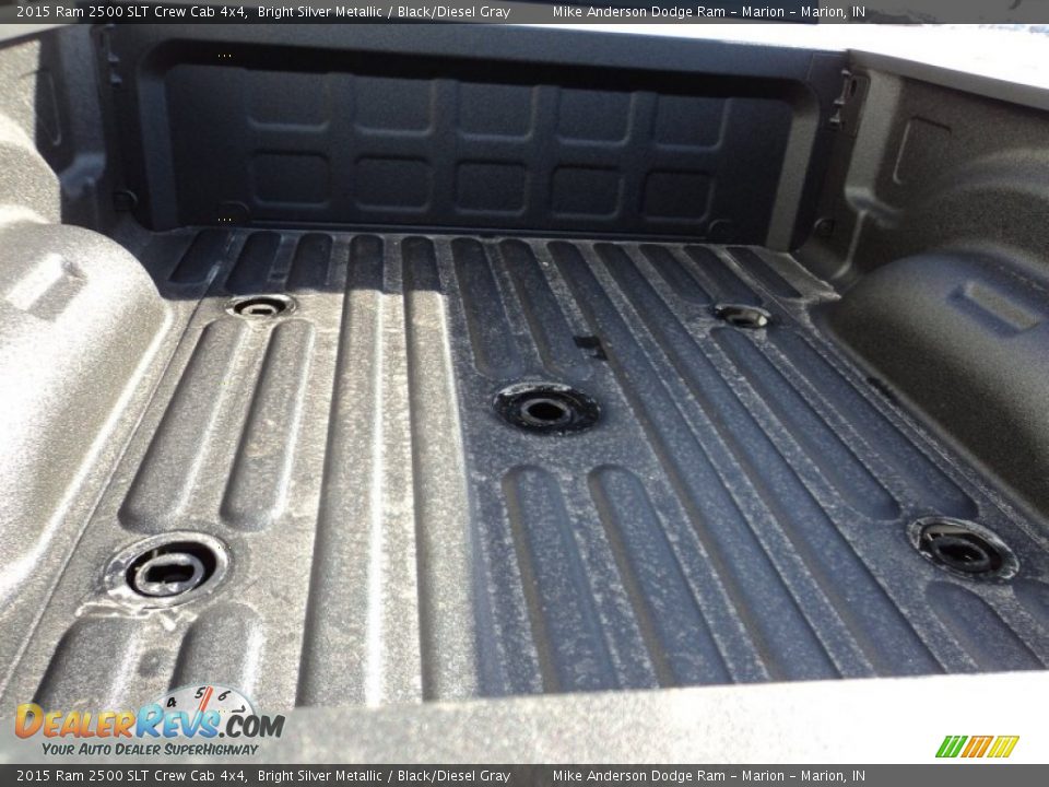 2015 Ram 2500 SLT Crew Cab 4x4 Bright Silver Metallic / Black/Diesel Gray Photo #9