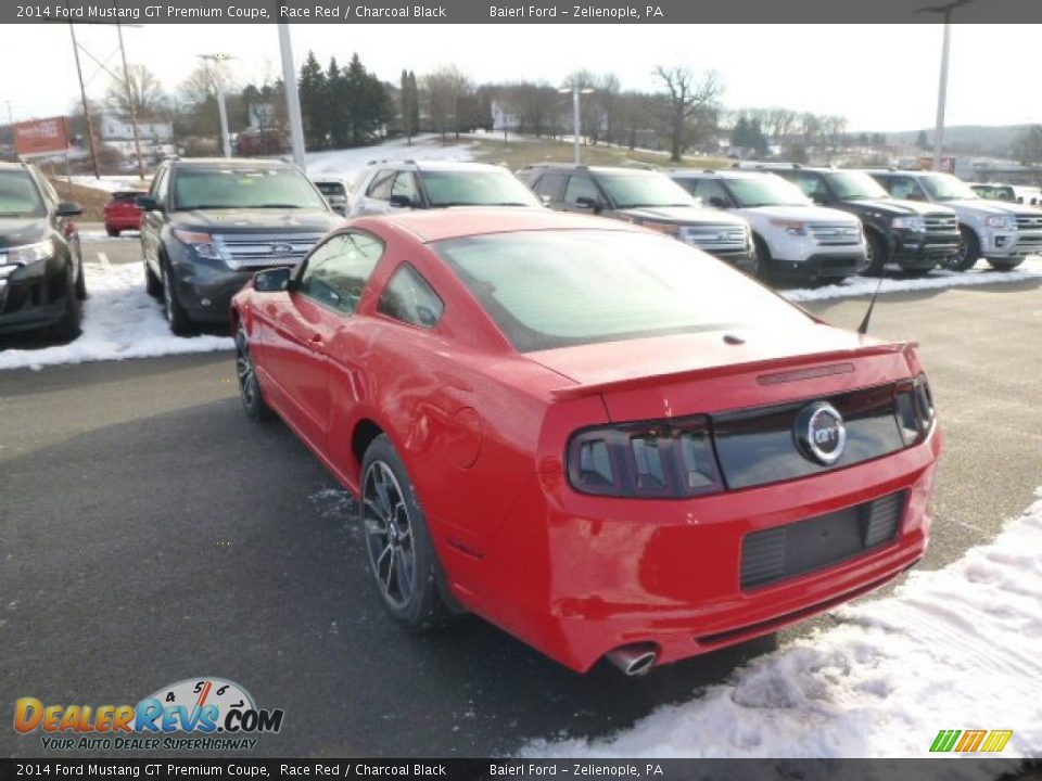 2014 Ford Mustang GT Premium Coupe Race Red / Charcoal Black Photo #3