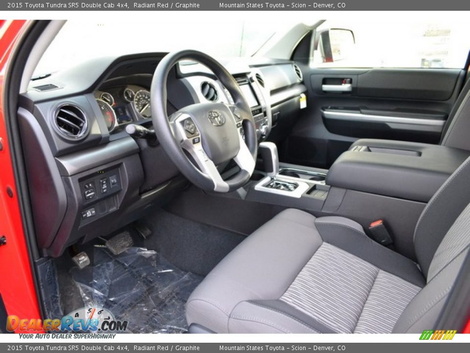 2015 Toyota Tundra SR5 Double Cab 4x4 Radiant Red / Graphite Photo #5
