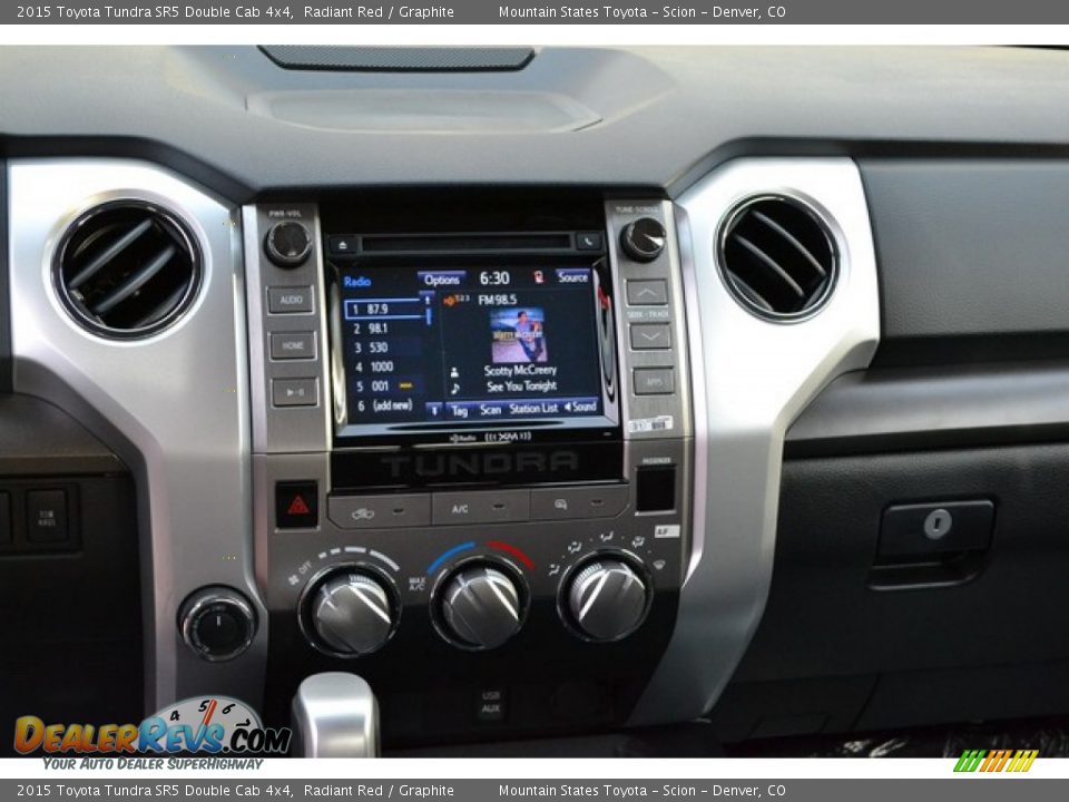 2015 Toyota Tundra SR5 Double Cab 4x4 Radiant Red / Graphite Photo #6