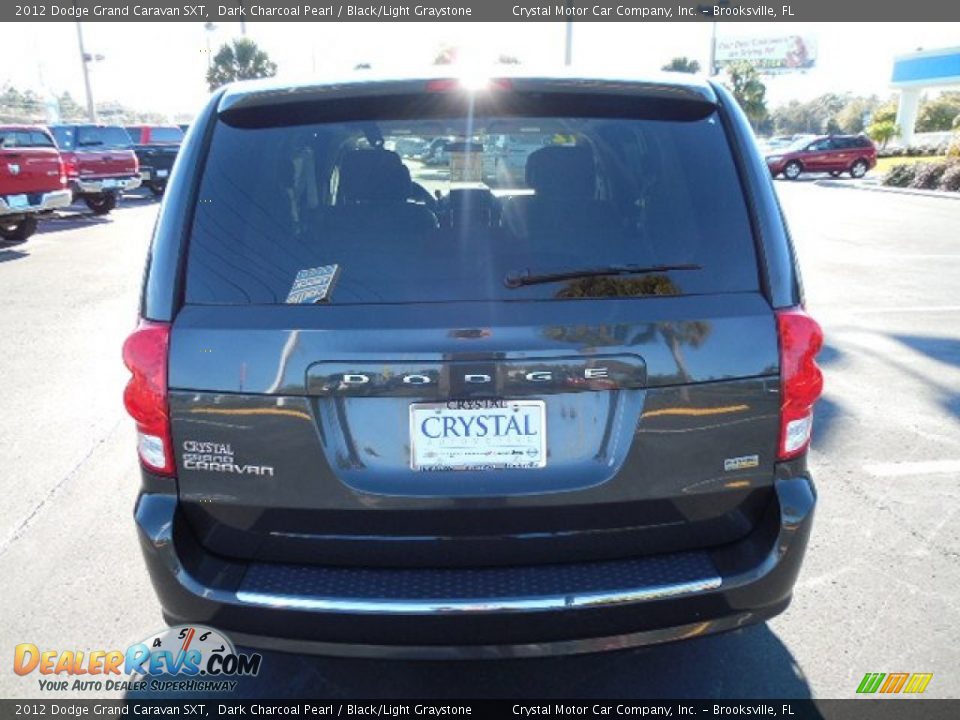 2012 Dodge Grand Caravan SXT Dark Charcoal Pearl / Black/Light Graystone Photo #9