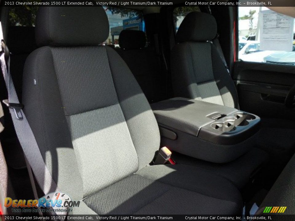 2013 Chevrolet Silverado 1500 LT Extended Cab Victory Red / Light Titanium/Dark Titanium Photo #12