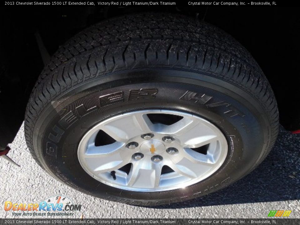 2013 Chevrolet Silverado 1500 LT Extended Cab Victory Red / Light Titanium/Dark Titanium Photo #14