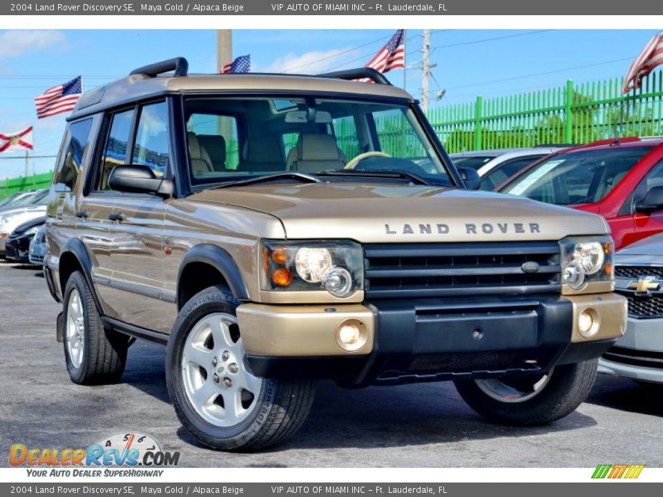 2004 Land Rover Discovery SE Maya Gold / Alpaca Beige Photo #1