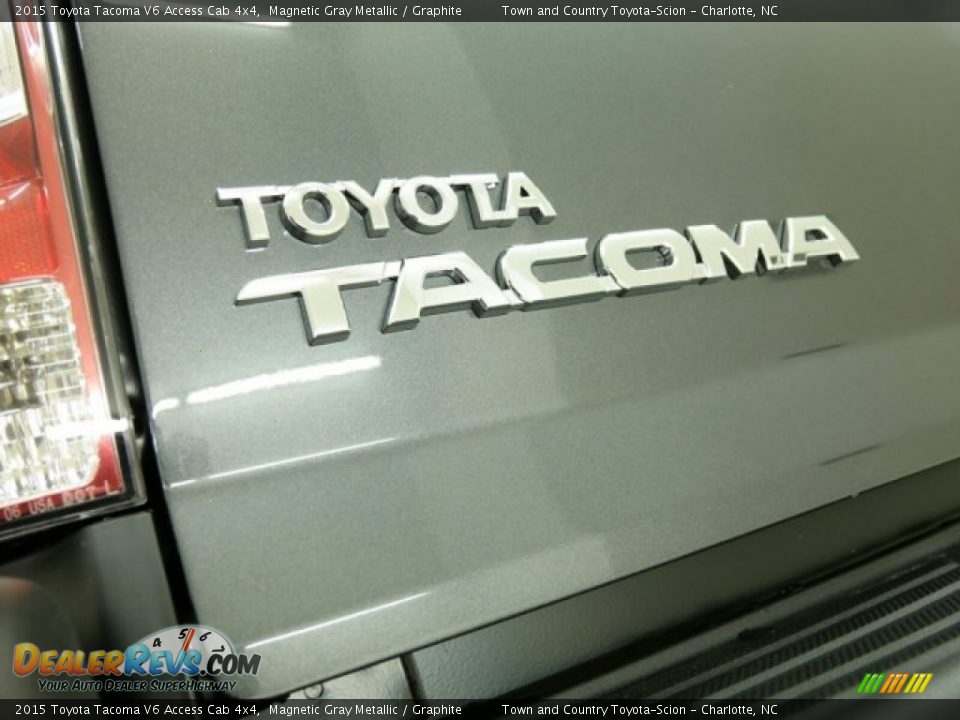 2015 Toyota Tacoma V6 Access Cab 4x4 Magnetic Gray Metallic / Graphite Photo #18