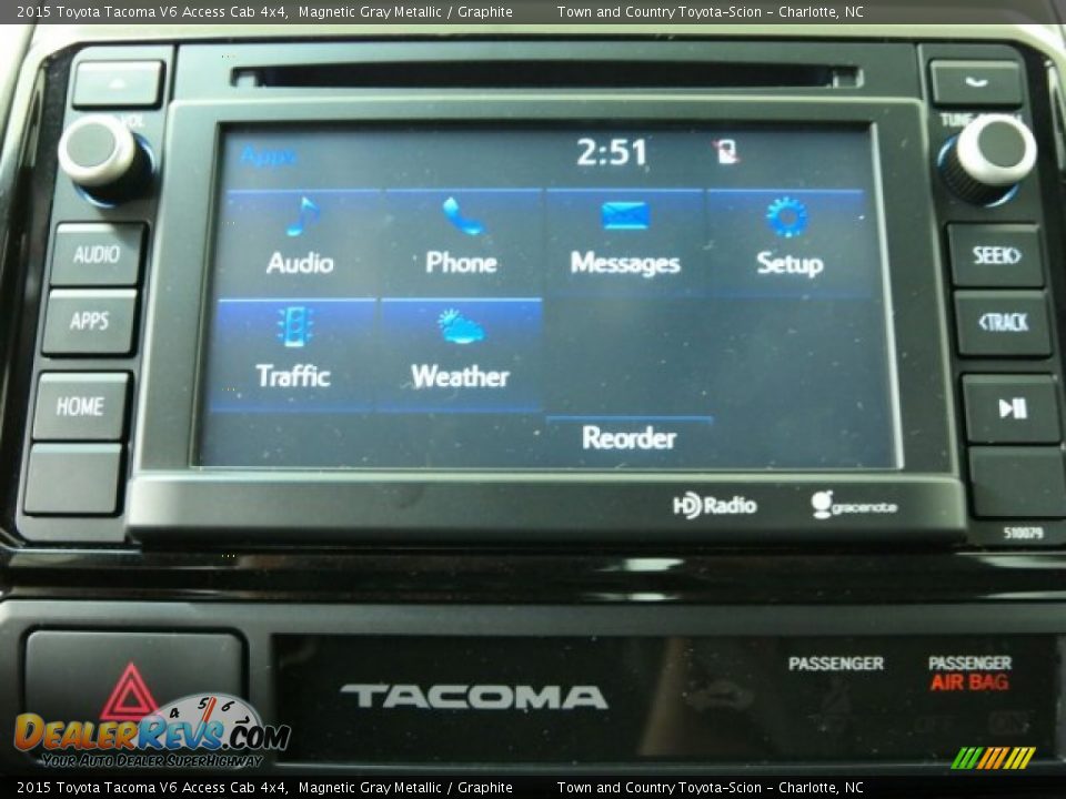 2015 Toyota Tacoma V6 Access Cab 4x4 Magnetic Gray Metallic / Graphite Photo #31