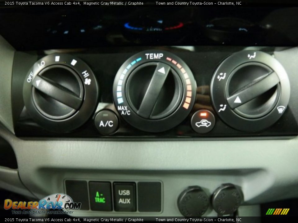 2015 Toyota Tacoma V6 Access Cab 4x4 Magnetic Gray Metallic / Graphite Photo #33