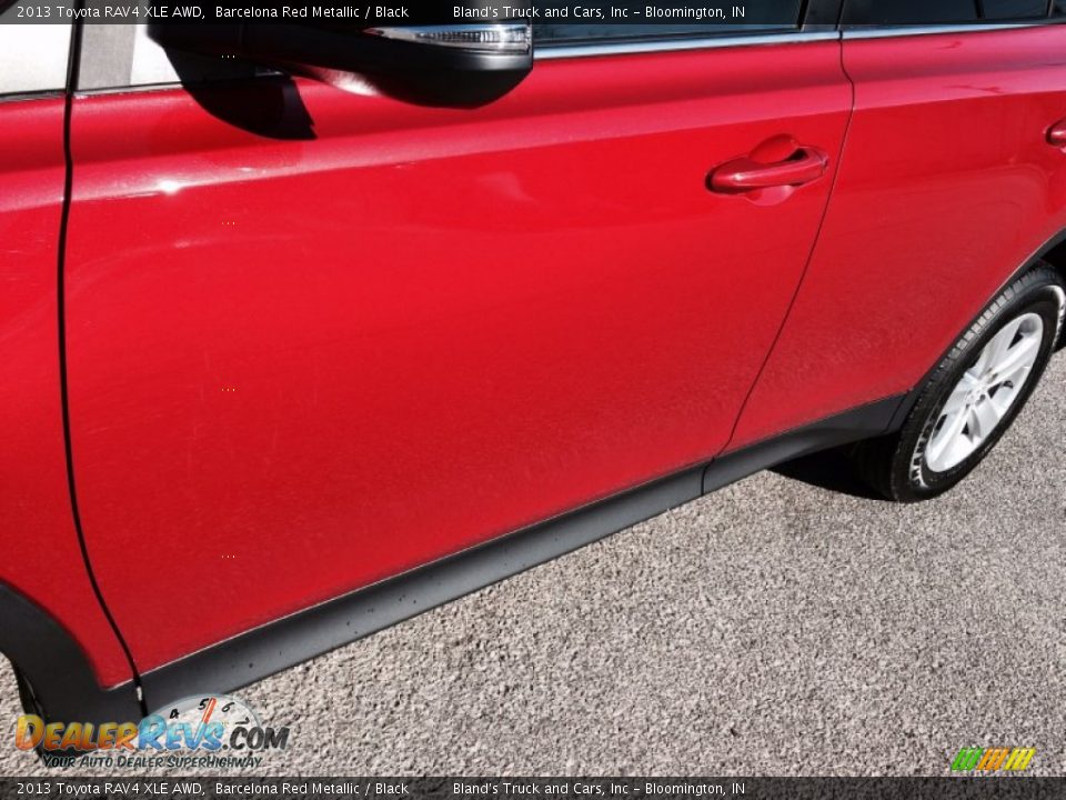 2013 Toyota RAV4 XLE AWD Barcelona Red Metallic / Black Photo #36