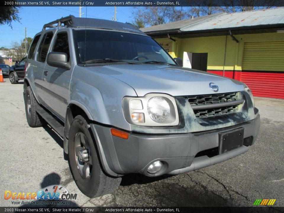 2003 Nissan Xterra SE V6 Silver Ice Metallic / Gray Photo #1