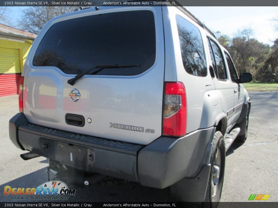 2003 Nissan Xterra SE V6 Silver Ice Metallic / Gray Photo #3
