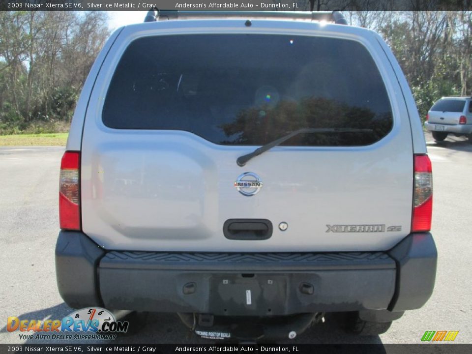 2003 Nissan Xterra SE V6 Silver Ice Metallic / Gray Photo #4