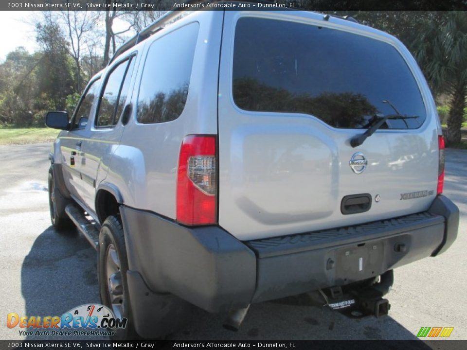 2003 Nissan Xterra SE V6 Silver Ice Metallic / Gray Photo #5