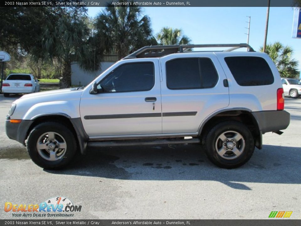 2003 Nissan Xterra SE V6 Silver Ice Metallic / Gray Photo #6