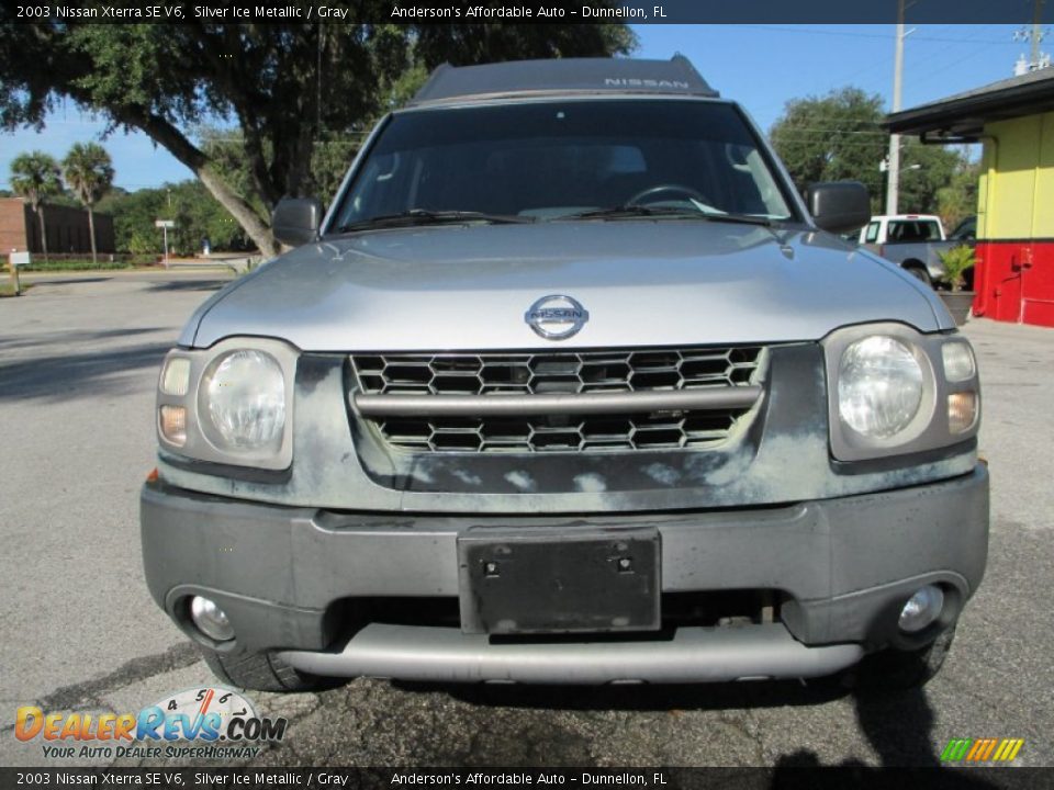 2003 Nissan Xterra SE V6 Silver Ice Metallic / Gray Photo #8