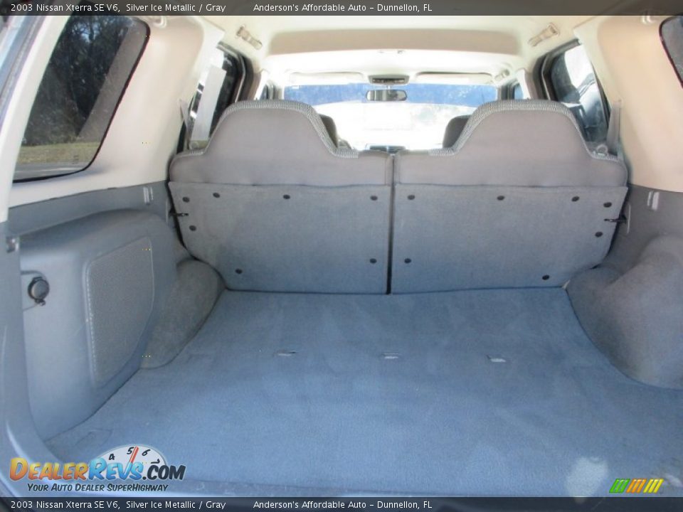 2003 Nissan Xterra SE V6 Silver Ice Metallic / Gray Photo #15