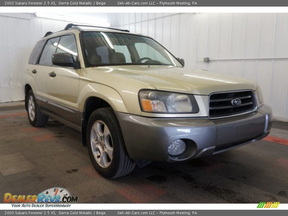 2003 Subaru Forester 2.5 XS Sierra Gold Metallic / Beige Photo #5