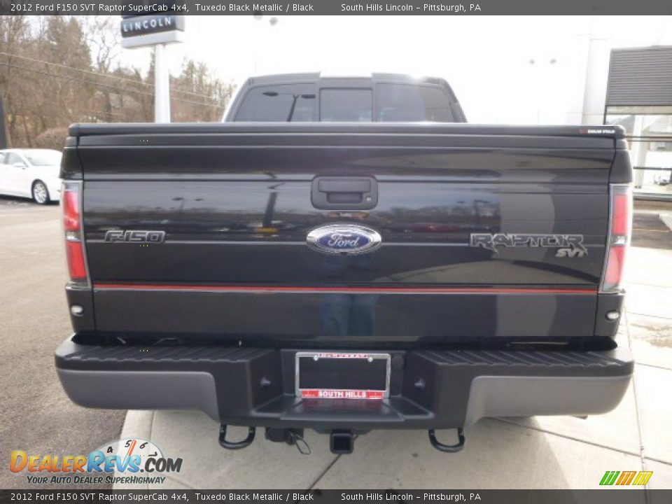 2012 Ford F150 SVT Raptor SuperCab 4x4 Tuxedo Black Metallic / Black Photo #4