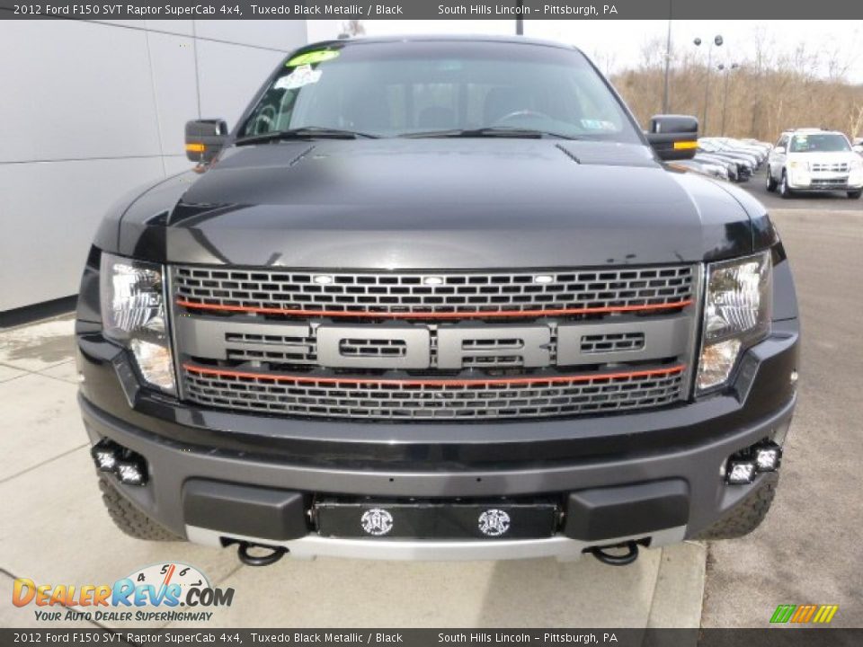 2012 Ford F150 SVT Raptor SuperCab 4x4 Tuxedo Black Metallic / Black Photo #10