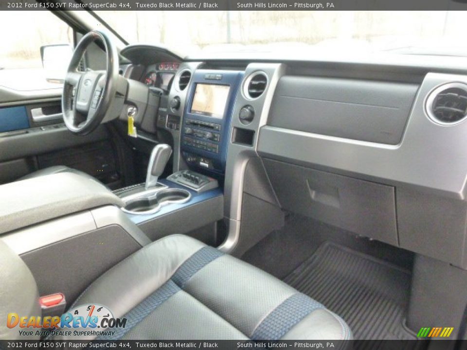 2012 Ford F150 SVT Raptor SuperCab 4x4 Tuxedo Black Metallic / Black Photo #13